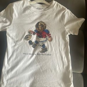 Polo Bear Boys White T-shirt Size 6